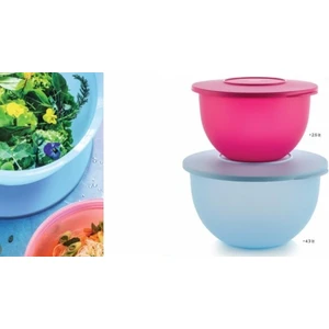 Eko Pembe Mavi Saklama Set 2,5lt-4,3lt