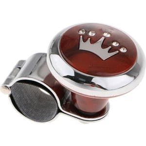 Araba Direksiyon Spinner Kolu Topu Topuzu Booster Aksesuar Kırmızı (Yurt Dışından)