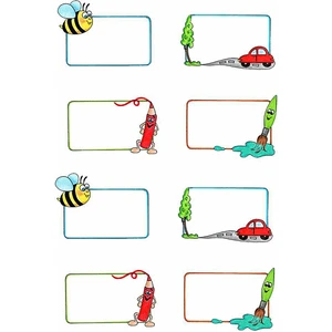 Figürlü Defter  Kitap Etiketi