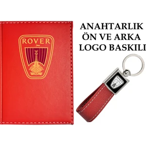 Promosyon Denizi  Rover  Logolu Kırmızıruhsat Kabı ve Rover Logolu Anahtarlık