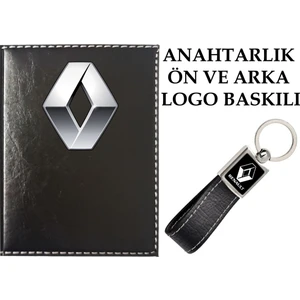 Promosyon Denizi  Siyah Ruhsat Kabı ve  Anahtarlık