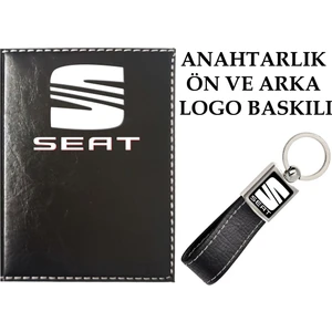 Promosyon Denizi  Seat  Logolu Siyah Ruhsat Kabı ve Seat Logolu Anahtarlık