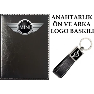 Promosyon Denizi  Siyah Ruhsat Kabı ve Anahtarlık