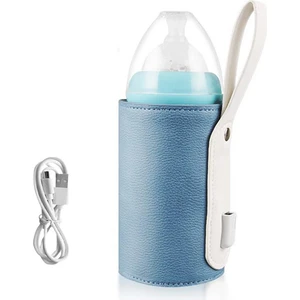 Yalıtımlı USB Biberon Isıtıcı Çanta - Mavi (Yurt Dışından)
