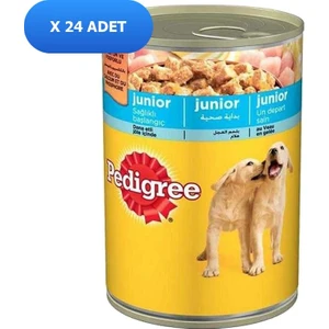 Tavuklu Büyük Irk Yavru Yaş Köpek Maması 24x400 gr (SET