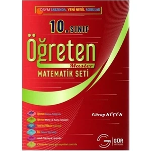 Gür Yayınları 10.Sınıf Öğreten Master Matematik Seti