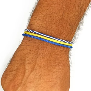 Unisex 3 Sıralı Ip Bileklik, Özel Tasarım
