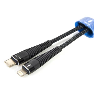 Apple iPhone Uyumlu Lightning To Type-C Pd 5A 100 W Örgülü Hızlı Şarj ve Data Kablosu 1 Metre