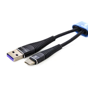 USB Type-C Pd 5A 100 W Örgülü Hızlı Şarj ve Data Kablosu 1 Metre