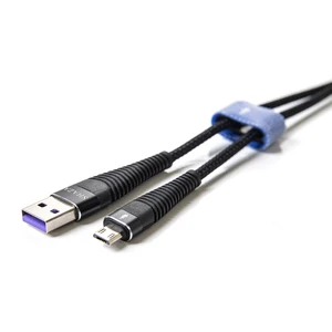 USB Micro 5A 100 W Örgülü Hızlı Şarj ve Data Kablosu 3 Metre