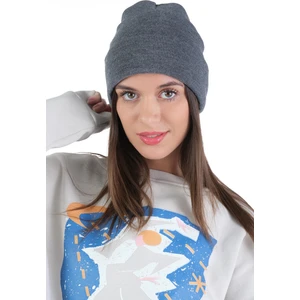 Kadın Düz Katlamalı Triko Basic Bere