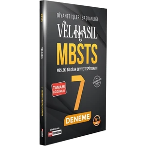 Ddy Yayınları 2020 Velhasıl Mbsts Tamamı Çözümlü 7 Deneme