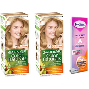 Color Naturals Set Boya 9 Sarı x 2 + Ekamix Ağda Bandı