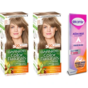 Color Naturals Set Boya 7-1 Küllü Kumral x 2 + Ekamix Ağda Bandı