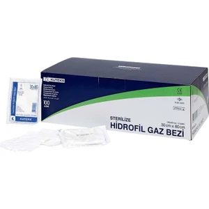 Steril Hidrofil Gazlı Bez 30X80