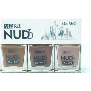 Nude Oje Seti 3'lü New York Renkleri ile Şık ve Göz Alıcı Tırnaklar için