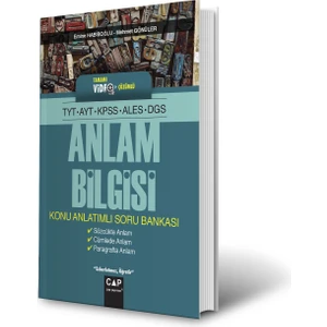 Çap Yayınları TYT AYT KPSS ALES DGS Muhteşem Üçlü 1. Kitap Anlam Bilgisi Konu Anlatımlı Soru Bankası - Emine Habiboğlu
