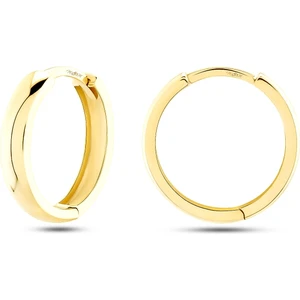 Prenses Pırlanta Kadın 14 Ayar Altın Halka Küpe