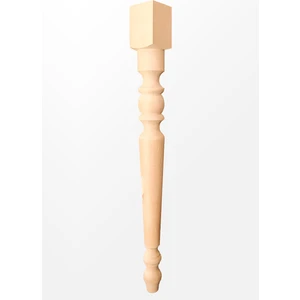 Turan Ahşap Ahşap Masa Ayağı - Uzunluk: 75 Cm / Çap: 7.5 Cm