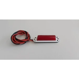 Su Geçirmez LED Lamba Marine Yat Tekne Karavan 12V Dc 9cm Kırmızı