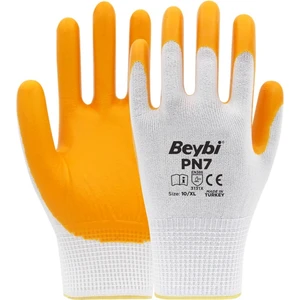 Pn7 Polyester Örme Nitril Eldiven