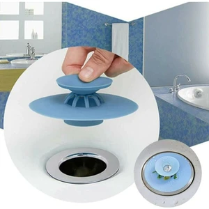 Pratik Mağazam  2 Kademeli Dokunmatik Lavabo Tıkacı Silikon Lavabo Gider Tıpası