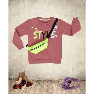 Peri Masalı Çantalı Sweatshirt