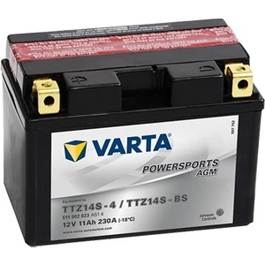 TTZ14S-BS 12V 11AH  Kuru Agm Motosiklet Aküsü Bakımsız