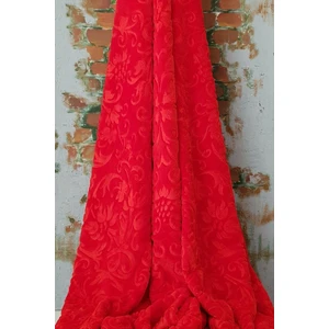 Tek Kişilik Battaniye Trendy Kırmızı 155X220