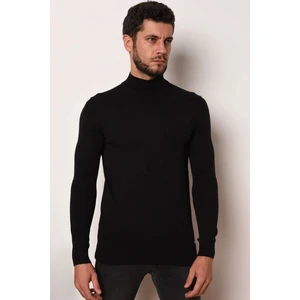 Yarım Balıkçı Slimfit Likralı Erkek Kazak