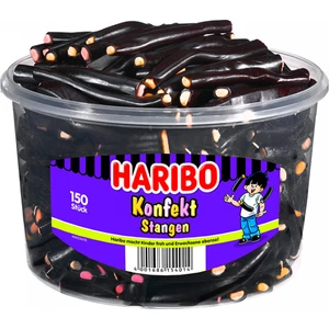 Haribo Konfekt Stangen Lakritz 150 Stück 1 200 gr
