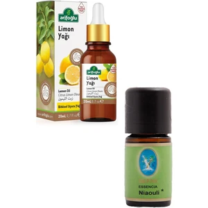 Limon Yağı 20 ml + Nuka Organik Niaouli Yağı 10 ml