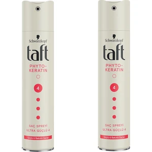 Taft Phyto-Keratin 4 Ultra Güçlü Saç Spreyi 250ML 2'li
