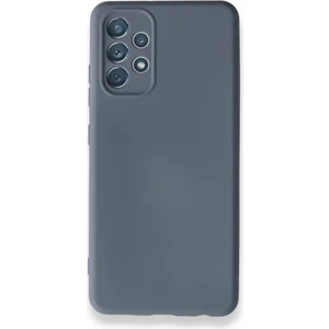 Samsung Galaxy A52 Kılıf Lansman Nano Içi Kadife Silikon - Gri Gri