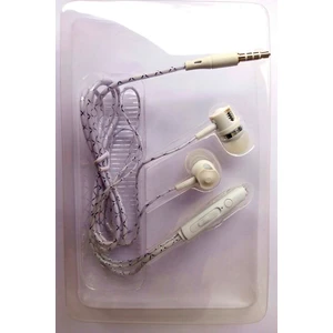 PL-2180 3.5 mm Yaldızlı Kablolu Mikrofonlu Telefon Kulaklığı