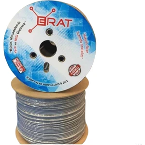 Cat6 23AWG LSOH U/UTP Kablo Gri 500 mt