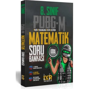 İxir Yayıncılık Pubg-M 8. Sınıf LGS Matematik Soru Bankası