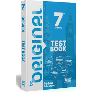 To Be Publishing 2022 Be Original 7 Grade Test Book