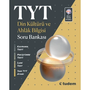 Tudem Yayınları  TYT Din Kültürü ve Ahlâk Bilgisi Soru Bankası
