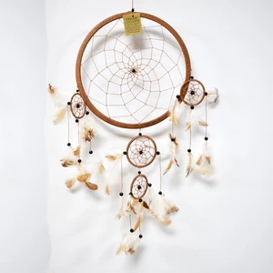 Rüya Kapanı, 27 Cm, Kahverengi, Düş Kapanı, Dream Catcher