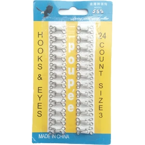 Kezban Tekstil Agraf Kopça Metal Gümüş 3 No 24 Adet