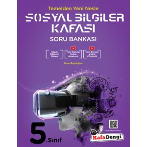 Kafa Dengi Yayınları 5.Sınıf Sosyal Bilgiler Kafası Soru Bankası (Tümü Video Çözümlü)