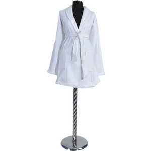 Ss Kdf  Mini Şalyaka Bornoz Beyaz L