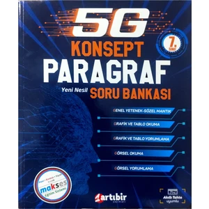 Artıbir Yayınları 7. Sınıf 5G Konsept Paragraf Yeni Nesil Soru Bankası