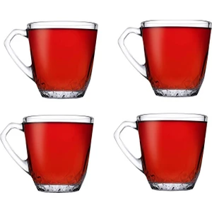 4 Adet Paşabahçe Mercan Kulplu Bardak