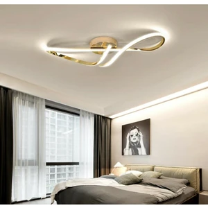 Modern Luxury Tasarım Plafonyer LED Avize Gold Sarı BURENZE1005
