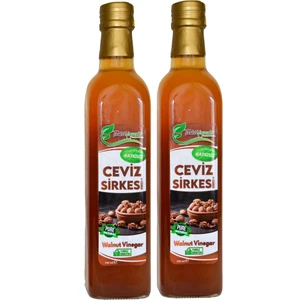 Tarihi Yapraklı Katkısız Doğal Fermente Ceviz Sirkesi 2 x 500 ml