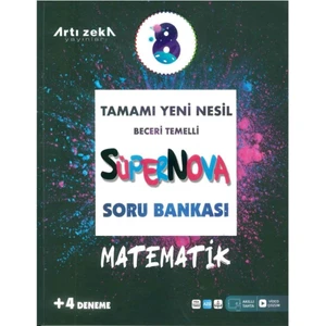 Artı Zeka Yayınları 8 Sınıf Süpernova Matematik Soru Bankası