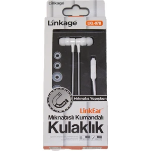 Linkear LKL-07B Mıknatıslı Kulak Içi Kulaklık - Beyaz