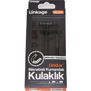 Linkear LKL-07B Mıknatıslı Kulak Içi Kulaklık - Siyah